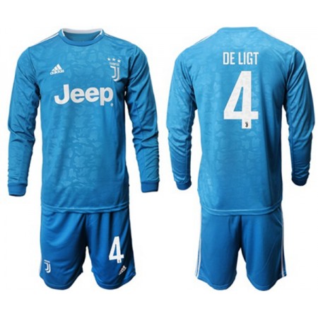 Billiga Fotbollströjor Juventus De Ligt 4 Barn Tredje tröja 2019/20 Långärmad